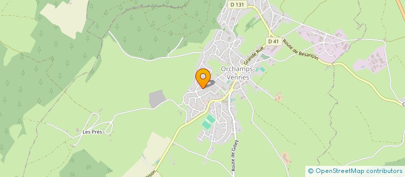 localisation de l'entreprise LHK IMMO  ORCHAMPS-VENNES