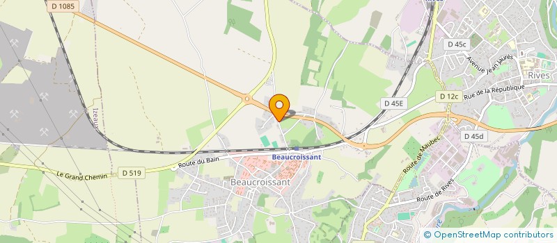 localisation de l'entreprise LHK IMMO  BEAUCROISSANT