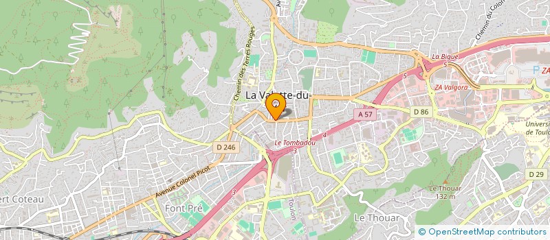 localisation de l'entreprise LHK KAIKO à LA VALETTE-DU-VAR