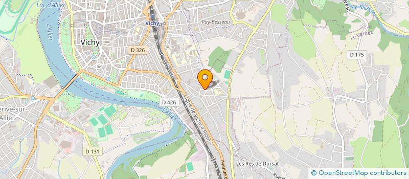localisation de l'entreprise LHL à VICHY