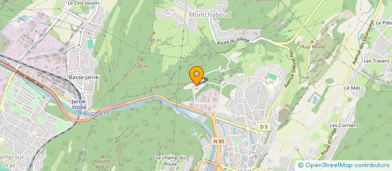 localisation de l'entreprise LHL  VIZILLE