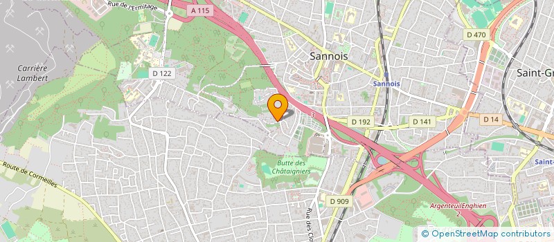 localisation de l'entreprise LHL  SANNOIS