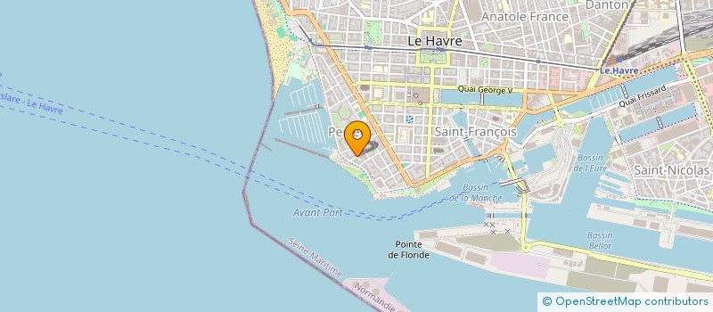 localisation de l'entreprise LHL ASSOCIES à LE HAVRE