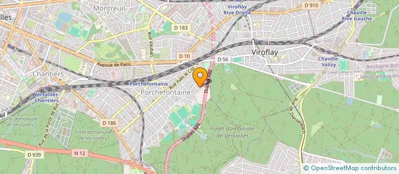 localisation de l'entreprise LHL CONSEIL à VERSAILLES
