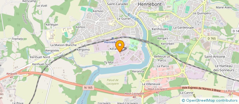 localisation de l'entreprise LHL DEVELOPPEMENT à HENNEBONT
