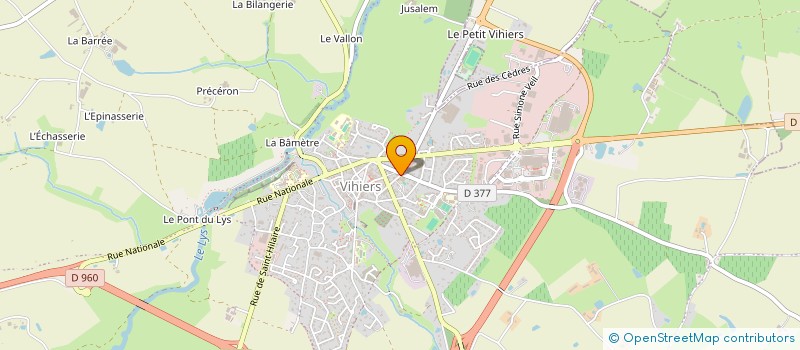 localisation de l'entreprise LHL NOTAIRES à LYS-HAUT-LAYON
