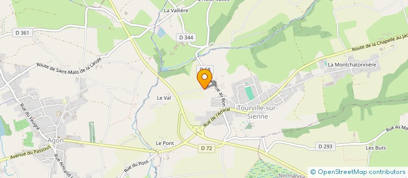 localisation de l'entreprise LHLBM  TOURVILLE-SUR-SIENNE