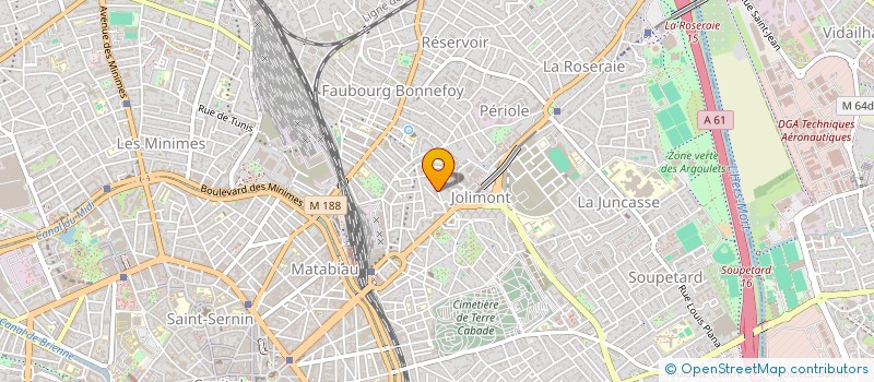 localisation de l'entreprise LHM  TOULOUSE