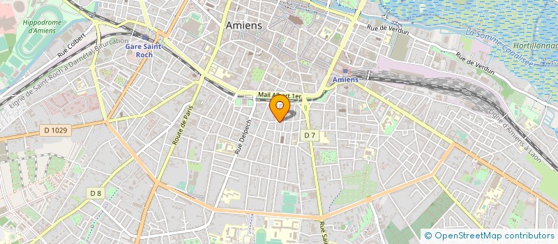 localisation de l'entreprise LHM  AMIENS