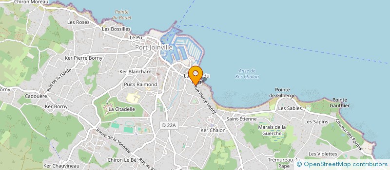 localisation de l'entreprise LHM YEU SAS à L'ILE-D'YEU