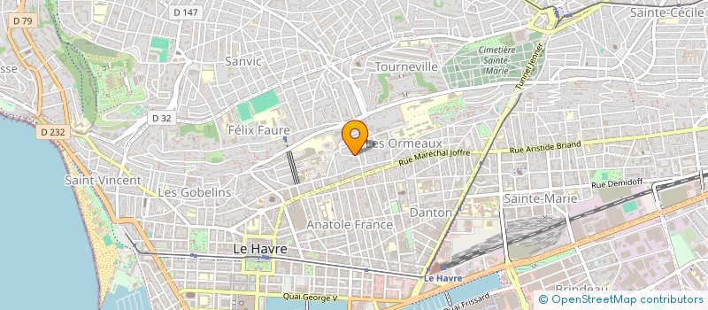 localisation de l'entreprise LHMEACH à LE HAVRE