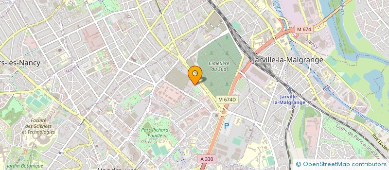 localisation de l'entreprise LHMI CONCEPT à VANDŒUVRE-LES-NANCY