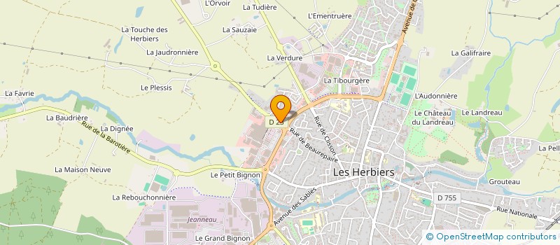 localisation de l'entreprise LHMIM à MONTAIGU-VENDEE