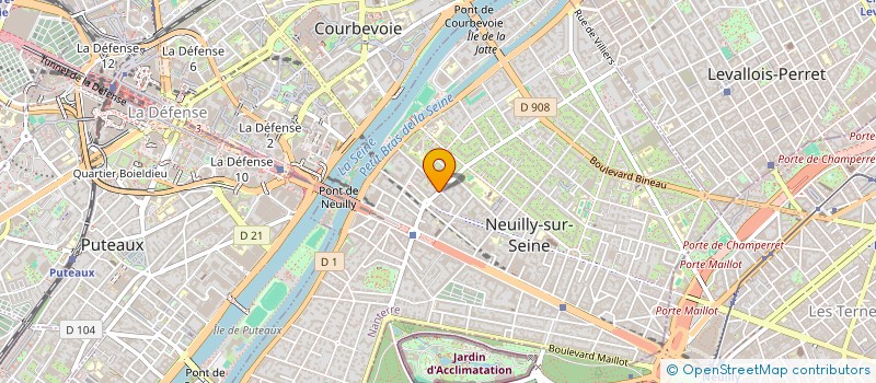 localisation de l'entreprise LHMKV à NEUILLY-SUR-SEINE