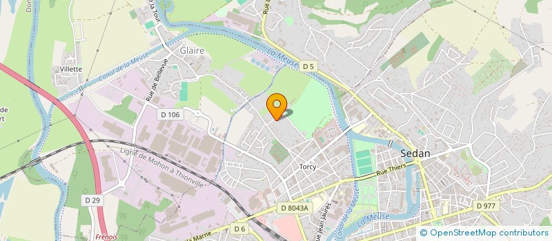 localisation de l'entreprise LHND IMMO  SEDAN