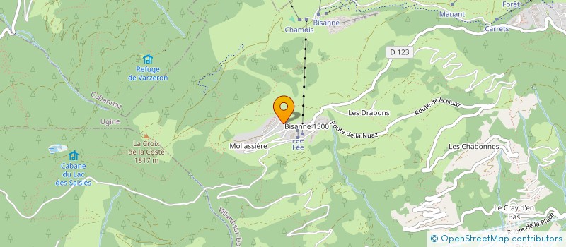 localisation de l'entreprise LHOAS/MONIER  VILLARD SUR DORON