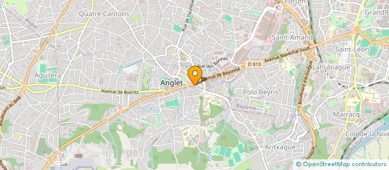 localisation de l'entreprise LHOC FRENCH à ANGLET