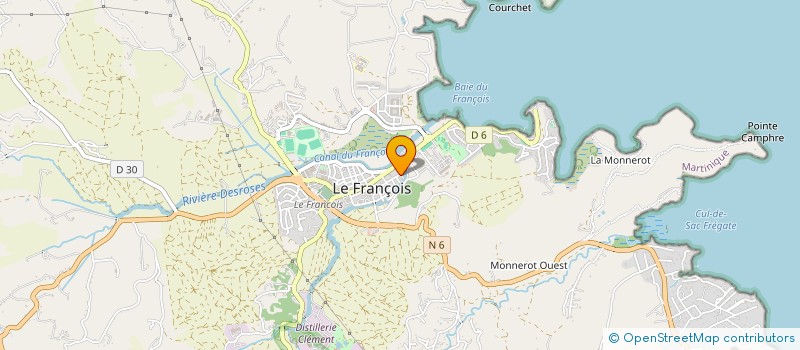 localisation de l'entreprise LHOCEAN EXCURSIONS EURL à LE FRANCOIS