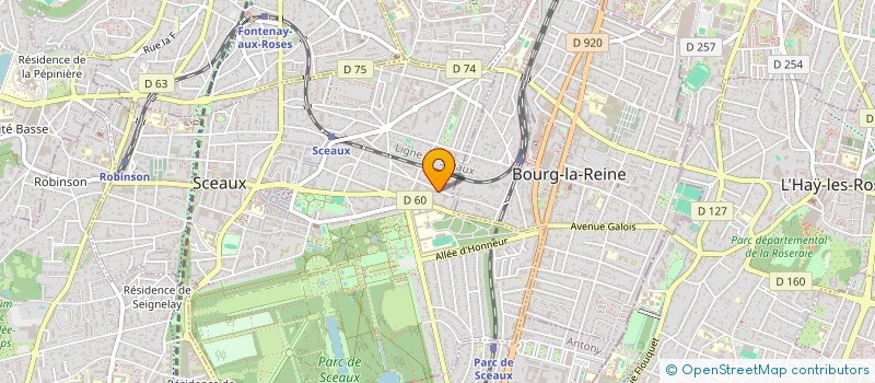 localisation de l'entreprise LHODAN à SCEAUX