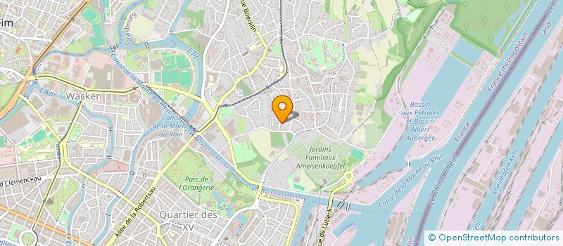 localisation de l'entreprise LHOGO à STRASBOURG