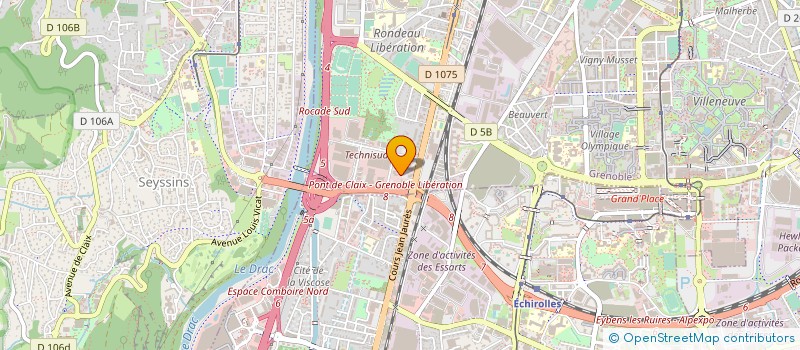 localisation de l'entreprise LHOIST FRANCE OUEST  GRENOBLE