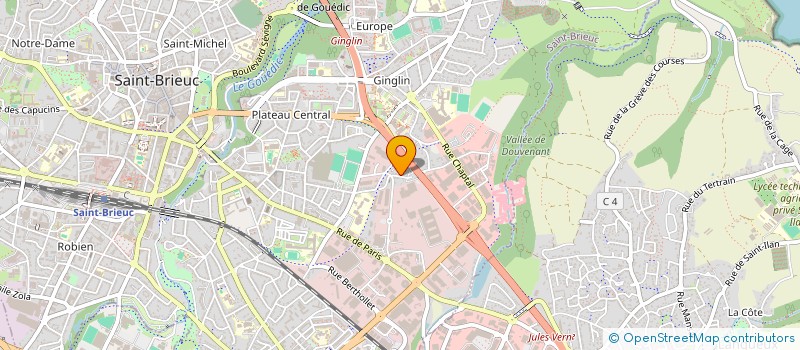 localisation de l'entreprise LHOMI à SAINT-BRIEUC