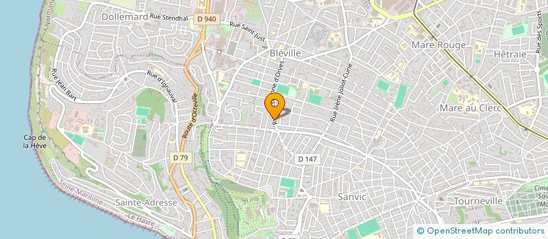 localisation de l'entreprise LHOMME BUSSON  LE HAVRE