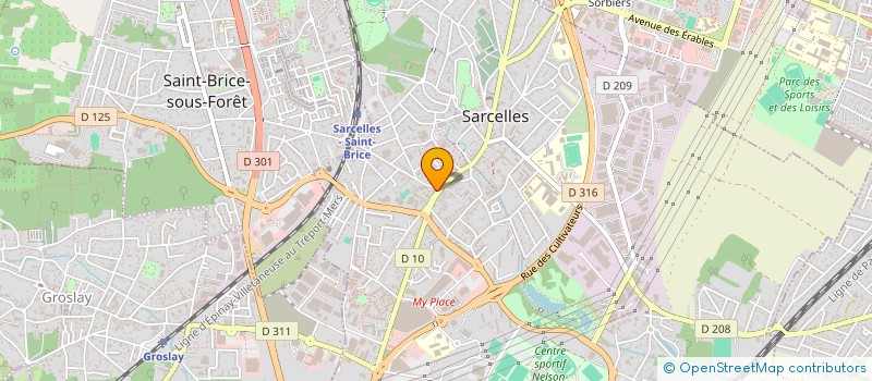 localisation de l'entreprise LHOMME IMMOBILIER à SARCELLES