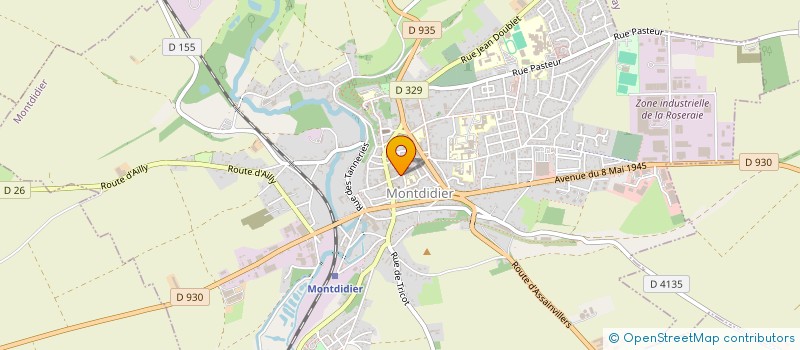 localisation de l'entreprise LHOMME LAPO à MONTDIDIER