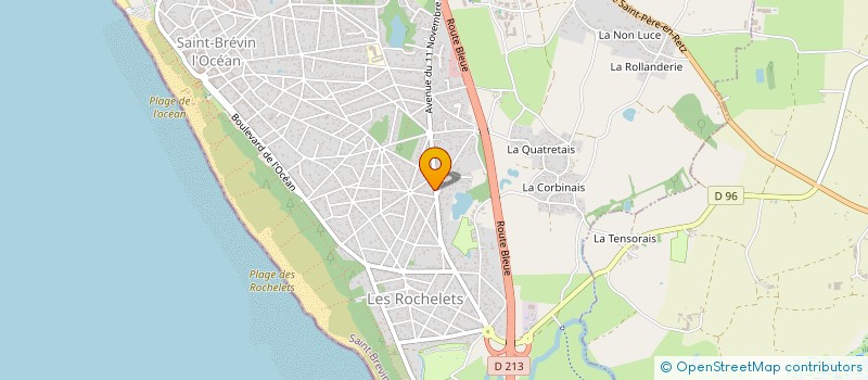 localisation de l'entreprise LHOMMEAU à SAINT BREVIN LES PINS