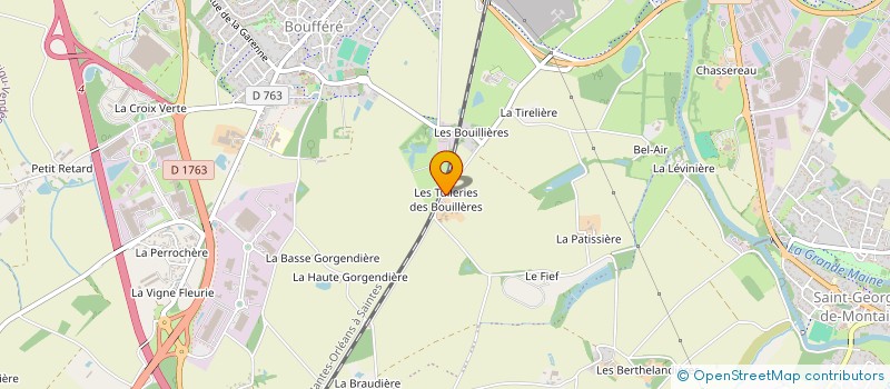 localisation de l'entreprise LHOMMEAU FRERES à MONTAIGU-VENDEE