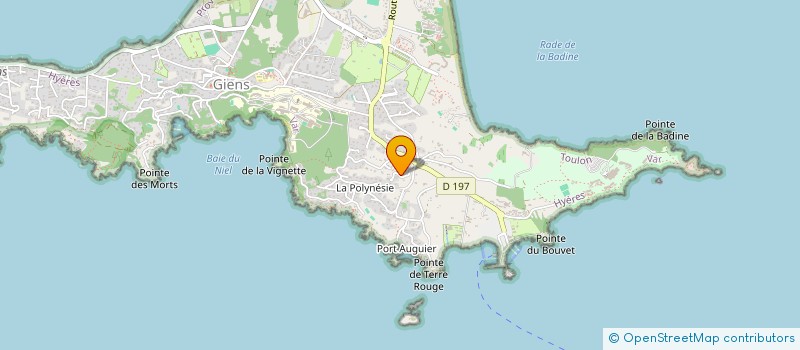 localisation de l'entreprise LHOPHI à HYERES