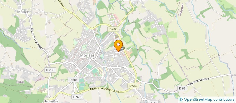 localisation de l'entreprise LHOSPITAL ET FILS à MORLAAS