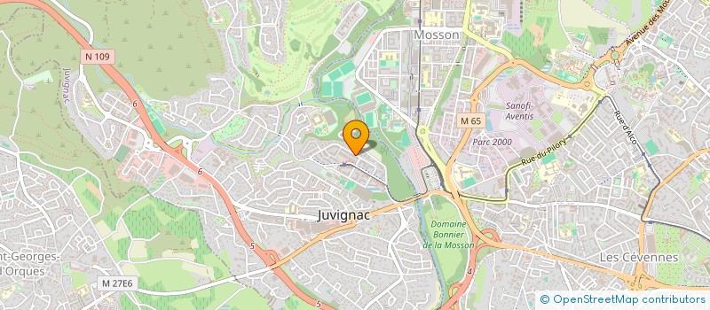 localisation de l'entreprise LHOSPITALET FERMETURE à JUVIGNAC