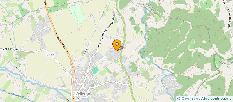 localisation de l'entreprise LHOSTE  VELLERON