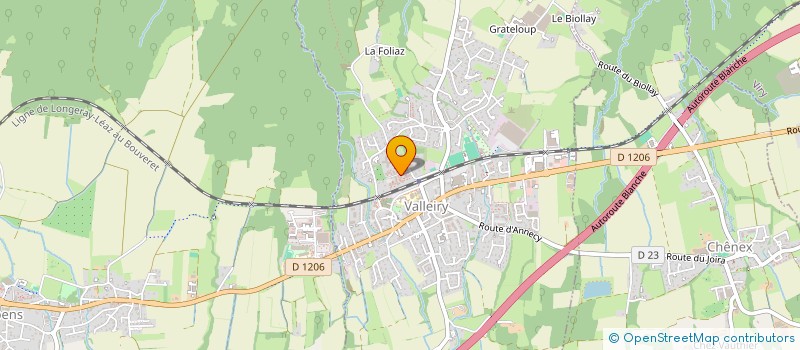 localisation de l'entreprise LHOTEL BASTO INVEST  VALLEIRY