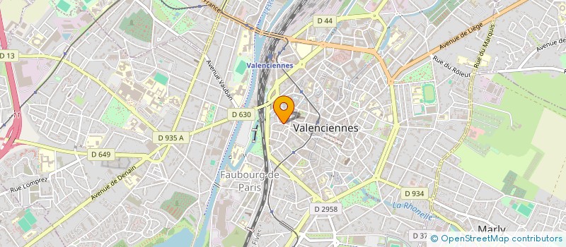 localisation de l'entreprise LHOTELLERIE LOUIS & MIXTE MICHEL  VALENCIENNES