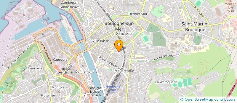 localisation de l'entreprise LHOTELLIER POULAIN FRUITS ET PRIMEURS à BOULOGNE-SUR-MER