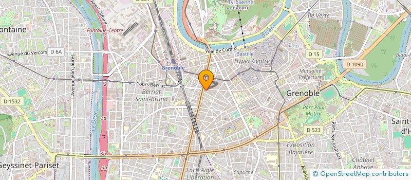 localisation de l'entreprise LHOTSE CONSULTING à GRENOBLE