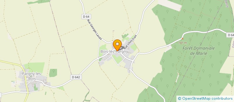 localisation de l'entreprise LHOTTE  BOIS-LES-PARGNY