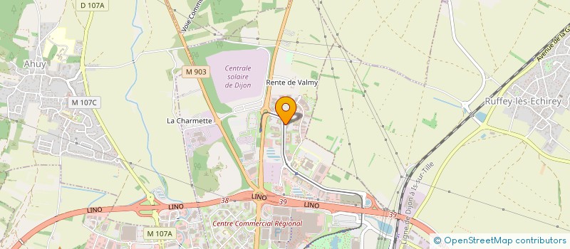 localisation de l'entreprise LHOUMEAU THEVENET  DIJON