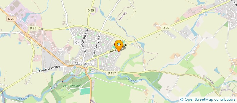 localisation de l'entreprise LHP49  MAULEVRIER