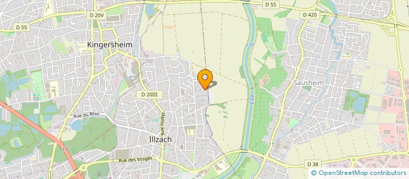 localisation de l'entreprise LHR  ILLZACH