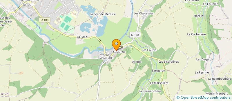 localisation de l'entreprise LHS TECH  LAVARDIN