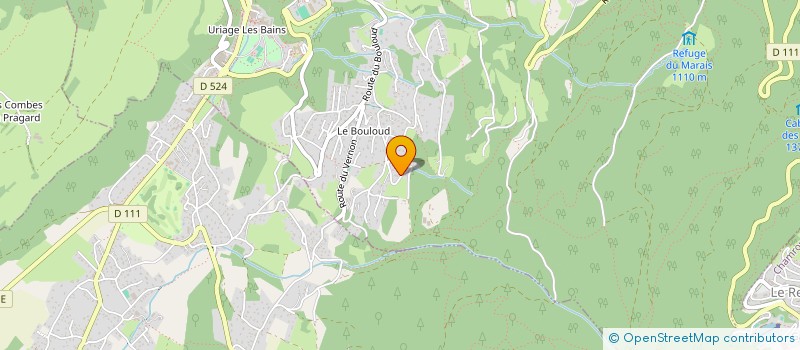 localisation de l'entreprise LHST  SAINT-MARTIN-D'URIAGE