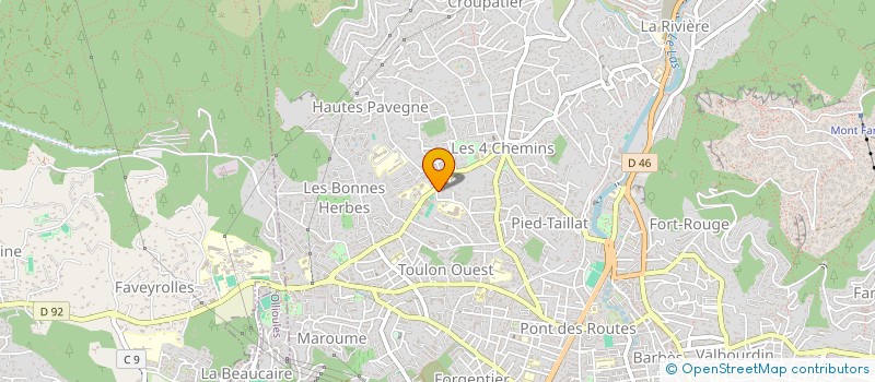 localisation de l'entreprise LHTC-CONSULTING à OLLIOULES