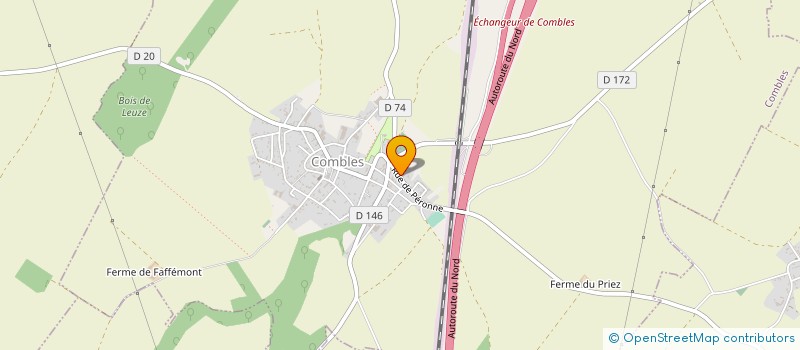 localisation de l'entreprise LHUILLERY FURCY SARL  COMBLES