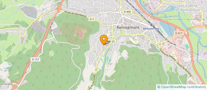 localisation de l'entreprise LHUILLIER SARL à REMIREMONT