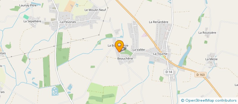 localisation de l'entreprise LHUMO  ERBRAY