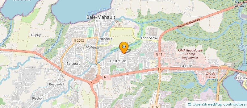 localisation de l'entreprise LHV CONSULTING  BAIE-MAHAULT